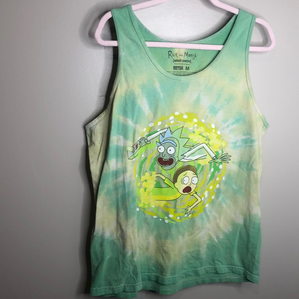 Ripple junction Rick and Morty tank top gently used size M